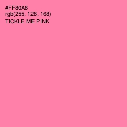 #FF80A8 - Tickle Me Pink Color Image